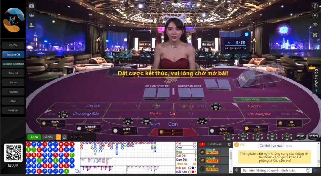 Soi cầu 1-2 Baccarat