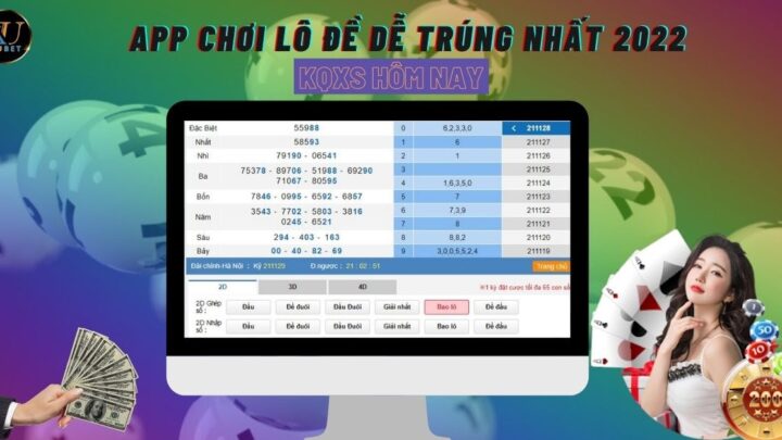 App chơi xổ số lô đề dễ trúng nhất 2022. Lô đề online - Kqxs hôm nay