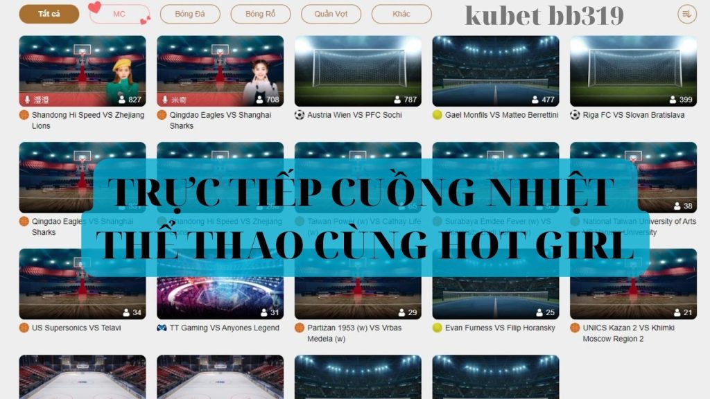 Cool in live JCbet Casino - Trực tiếp cuồng nhiệt thể thao cùng hot girl