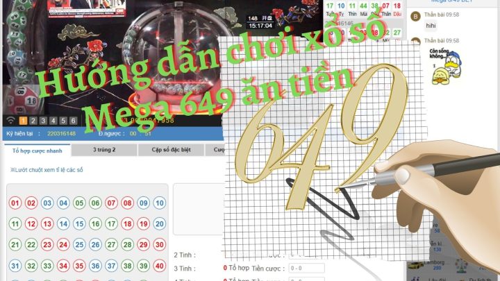 Hướng dẫn chơi xổ số Mega 649 ăn tiền Kubet ở điện thoại