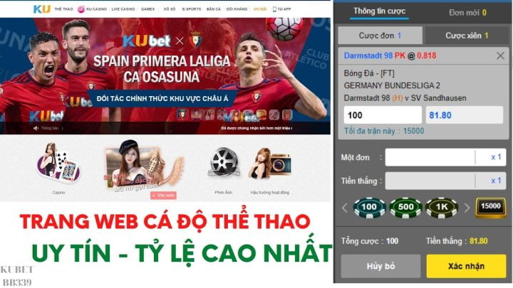 Trang web cá độ bóng đá