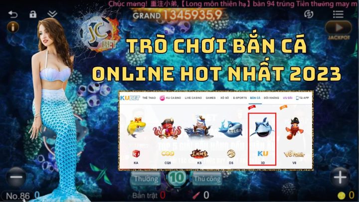 trò chơi bắn cá online HOT nhất 2023