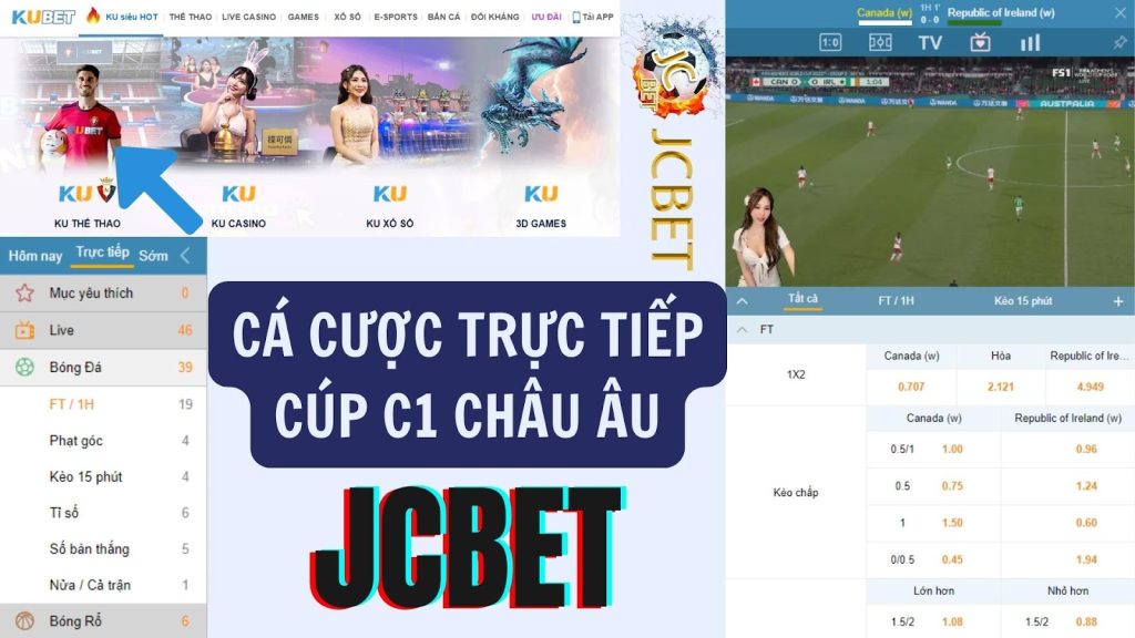 Cá cược trực tiếp cúp C1